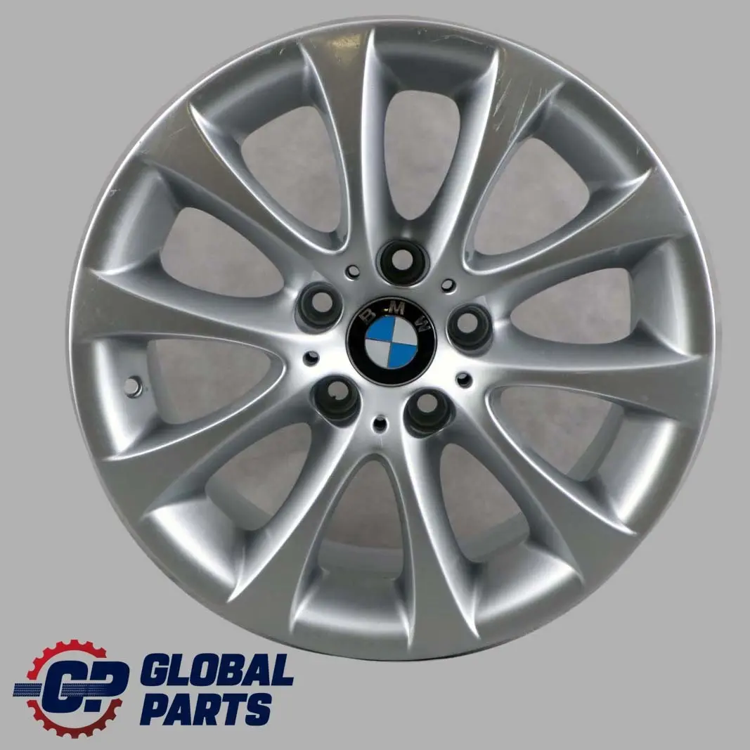 Alloy Rim V-Spoke 188 17" 8,5J ET:37 to BMW E90 E91 E92 Silver Rear Wheel with Part number 6768855 BMW E90 E91 E92 Silver Rear Wheel Alloy Rim V-Spoke 188 17" 8,5J ET:37 - SKU 6768855-4 - Part number 6768855