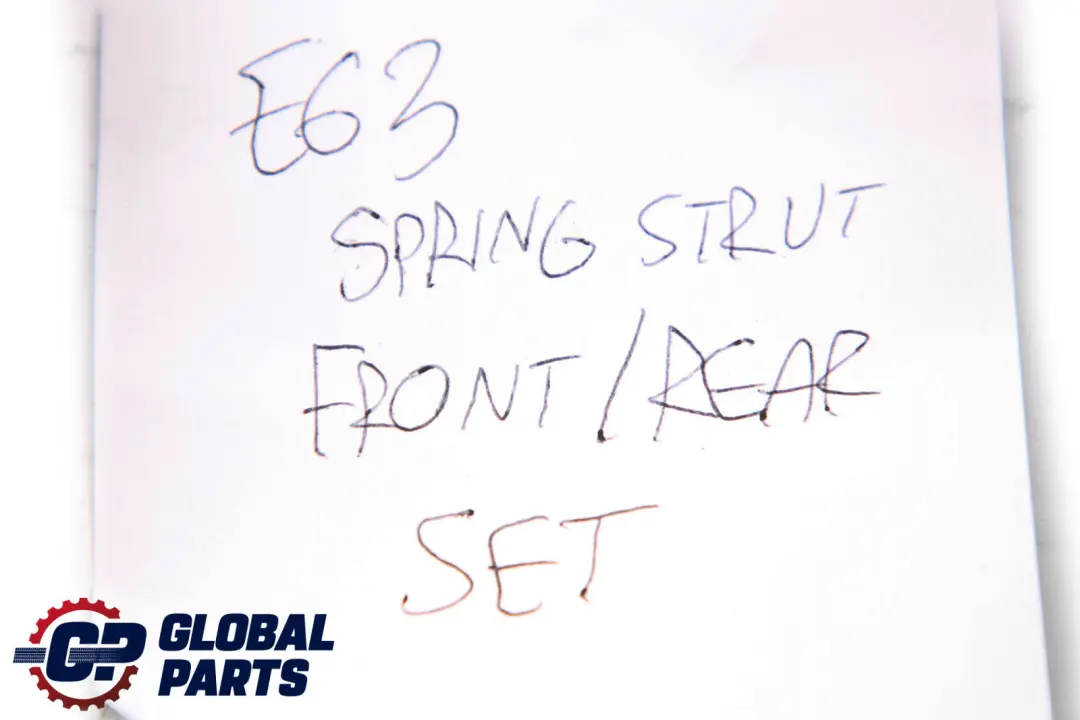 Front Rear Left Right N/O/S Spring Strut Shock Absorber Set to BMW 6 E63 with Part number 6768923 BMW 6 E63 Front Rear Left Right N/O/S Spring Strut Shock Absorber Set - SKU 6768923-1 - Part number 6768923