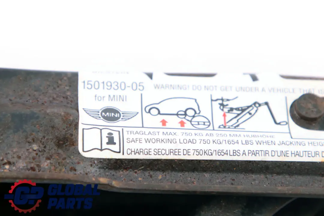 Podnośnik Lewarek Klucz Ucho Zestaw do MINI Cooper R50 o numerze 6769113 MINI Cooper R50 Podnośnik Lewarek Klucz Ucho Zestaw - SKU 6769113 - Numer Części 6769113