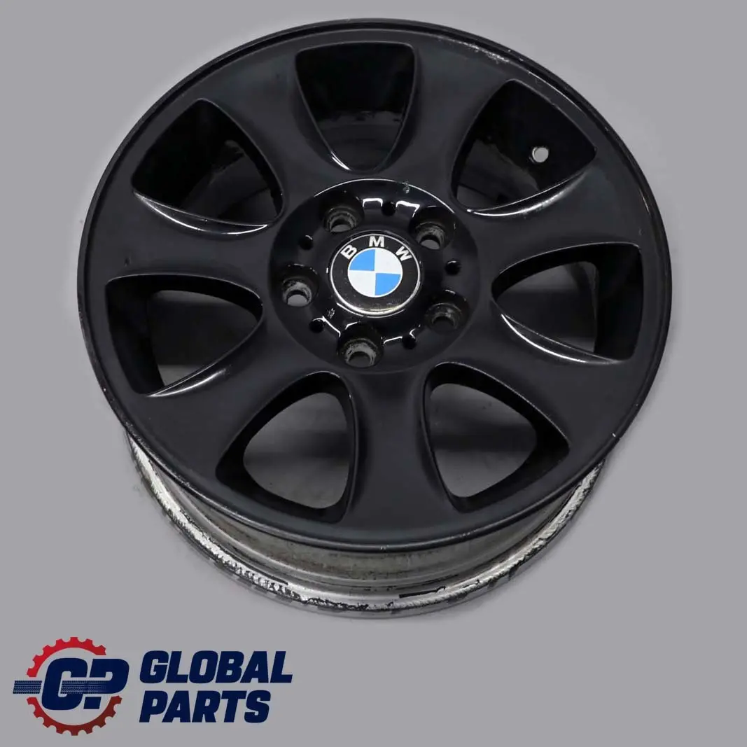Alloy Wheel Rim 16" 7J ET:44 Spider Spoke 151 to BMW E81 E82 E87 E88 Black with Part number 6769402 BMW E81 E82 E87 E88 Black Alloy Wheel Rim 16" 7J ET:44 Spider Spoke 151 - SKU 6769402-4 - Part number 6769402
