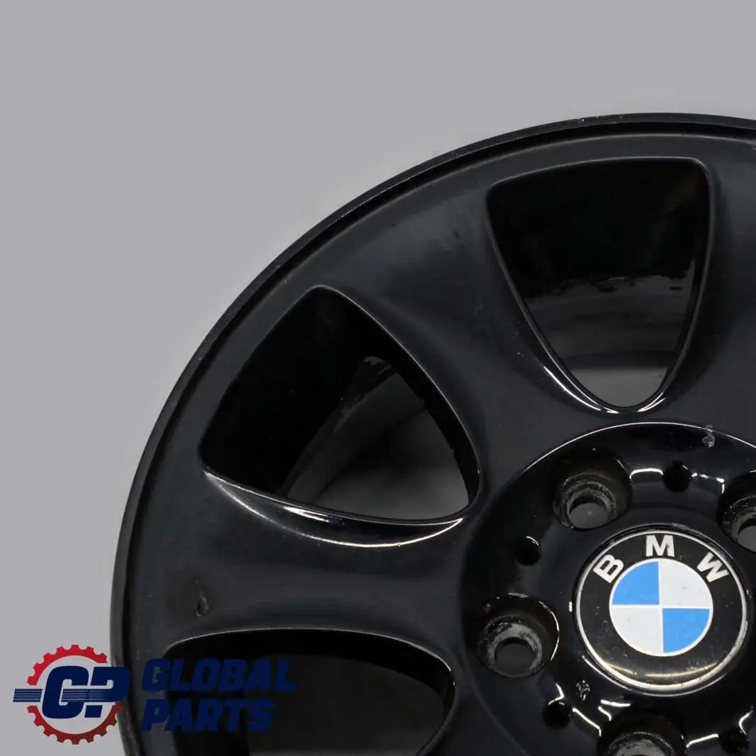 Alloy Wheel Rim 16" 7J ET:44 Spider Spoke 151 to BMW E81 E82 E87 E88 Black with Part number 6769402 BMW E81 E82 E87 E88 Black Alloy Wheel Rim 16" 7J ET:44 Spider Spoke 151 - SKU 6769402-4 - Part number 6769402