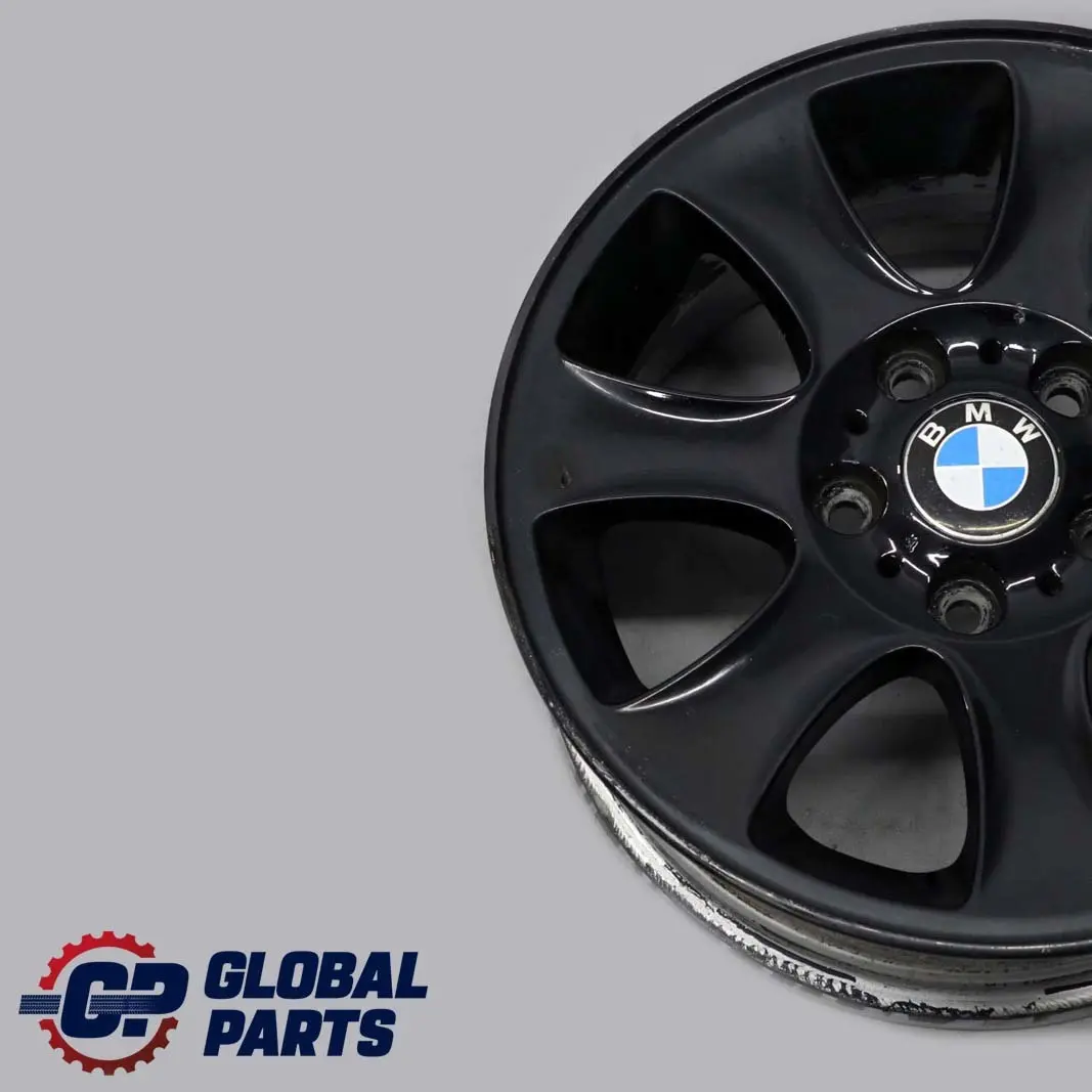 Alloy Wheel Rim 16" 7J ET:44 Spider Spoke 151 to BMW E81 E82 E87 E88 Black with Part number 6769402 BMW E81 E82 E87 E88 Black Alloy Wheel Rim 16" 7J ET:44 Spider Spoke 151 - SKU 6769402-4 - Part number 6769402