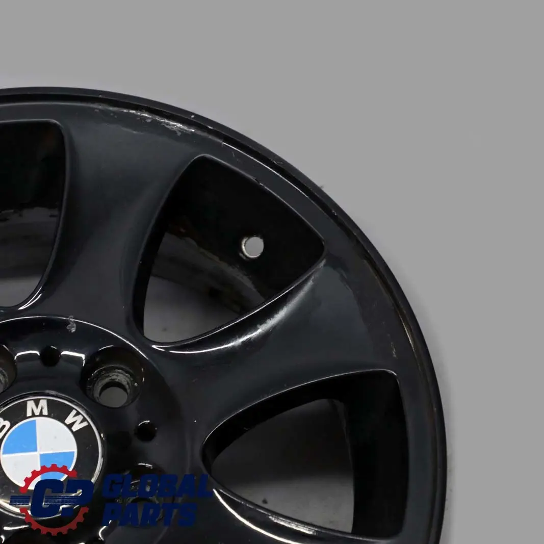 Llanta Aleacion Negra 16" 7J ET:44 Spider Spoke 151 para BMW E81 E82 E87 con número de pieza 6769402 BMW E81 E82 E87 Llanta Aleacion Negra 16" 7J ET:44 Spider Spoke 151 - SKU 6769402-4 - Número de pieza 6769402