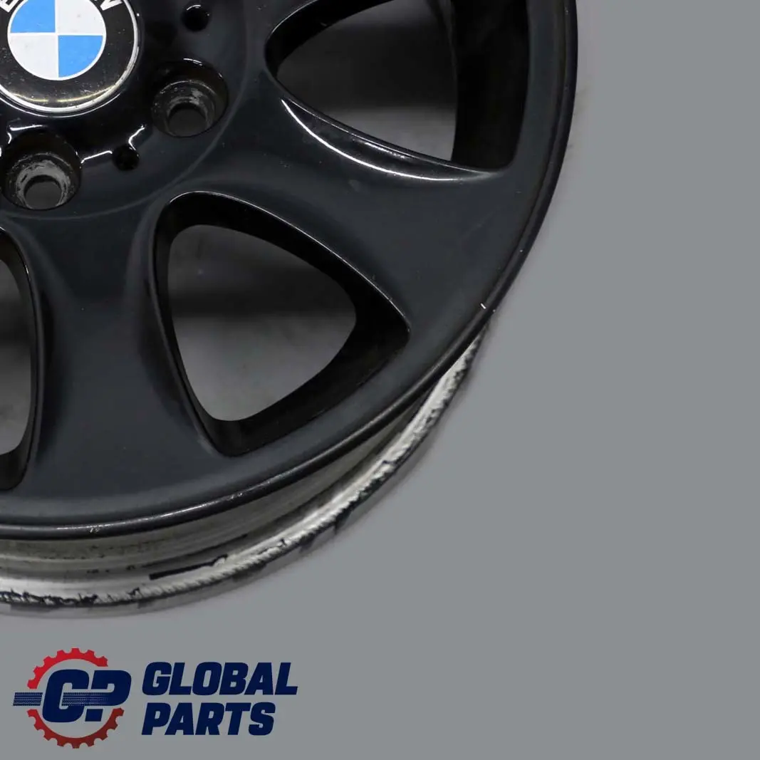 BMW E81 E82 E87 Llanta Aleacion Negra 16" 7J ET:44 Spider Spoke 151 - SKU 6769402-4 - Número de pieza 6769402