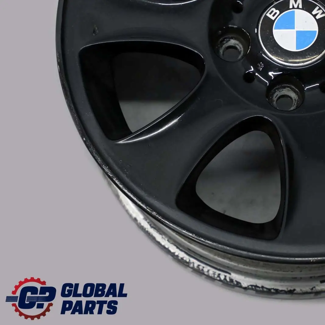 BMW E81 E82 E87 Llanta Aleacion Negra 16" 7J ET:44 Spider Spoke 151 - SKU 6769402-4 - Número de pieza 6769402
