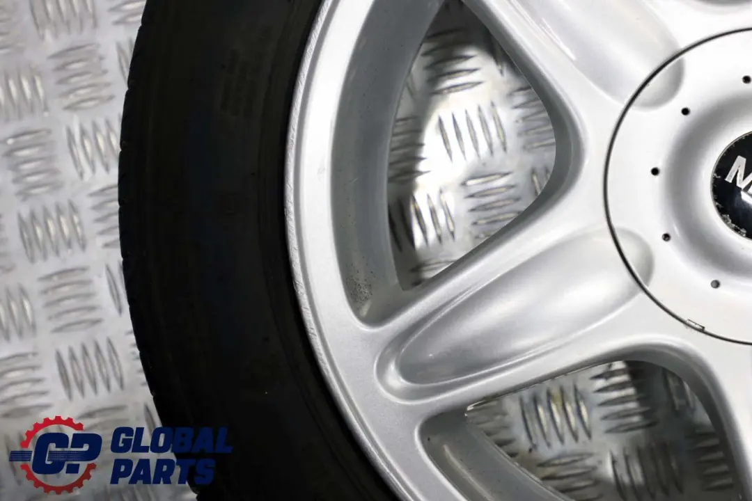 Complete 4x Wheel Alloy Rim with Tyres 16" 5-Star Blaster 103 to BMW Mini R50 R56 with Part number 6769409 BMW Mini R50 R56 Complete 4x Wheel Alloy Rim with Tyres 16" 5-Star Blaster 103 - SKU 6769409-9 - Part number 6769409