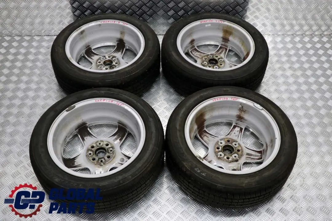 Complete 4x Wheel Alloy Rim with Tyres 16" 5-Star Blaster 103 to BMW Mini R50 R56 with Part number 6769409 BMW Mini R50 R56 Complete 4x Wheel Alloy Rim with Tyres 16" 5-Star Blaster 103 - SKU 6769409-9 - Part number 6769409