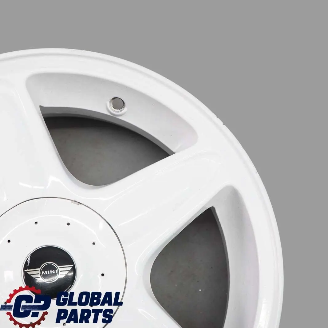 White Wheel Alloy Rim 16" ET:48 6,5J 5-Star Blaster 103 to Mini Cooper R50 R55 R56 with Part number 6769410 Mini Cooper R50 R55 R56 White Wheel Alloy Rim 16" ET:48 6,5J 5-Star Blaster 103 - SKU 6769410-1 - Part number 6769410