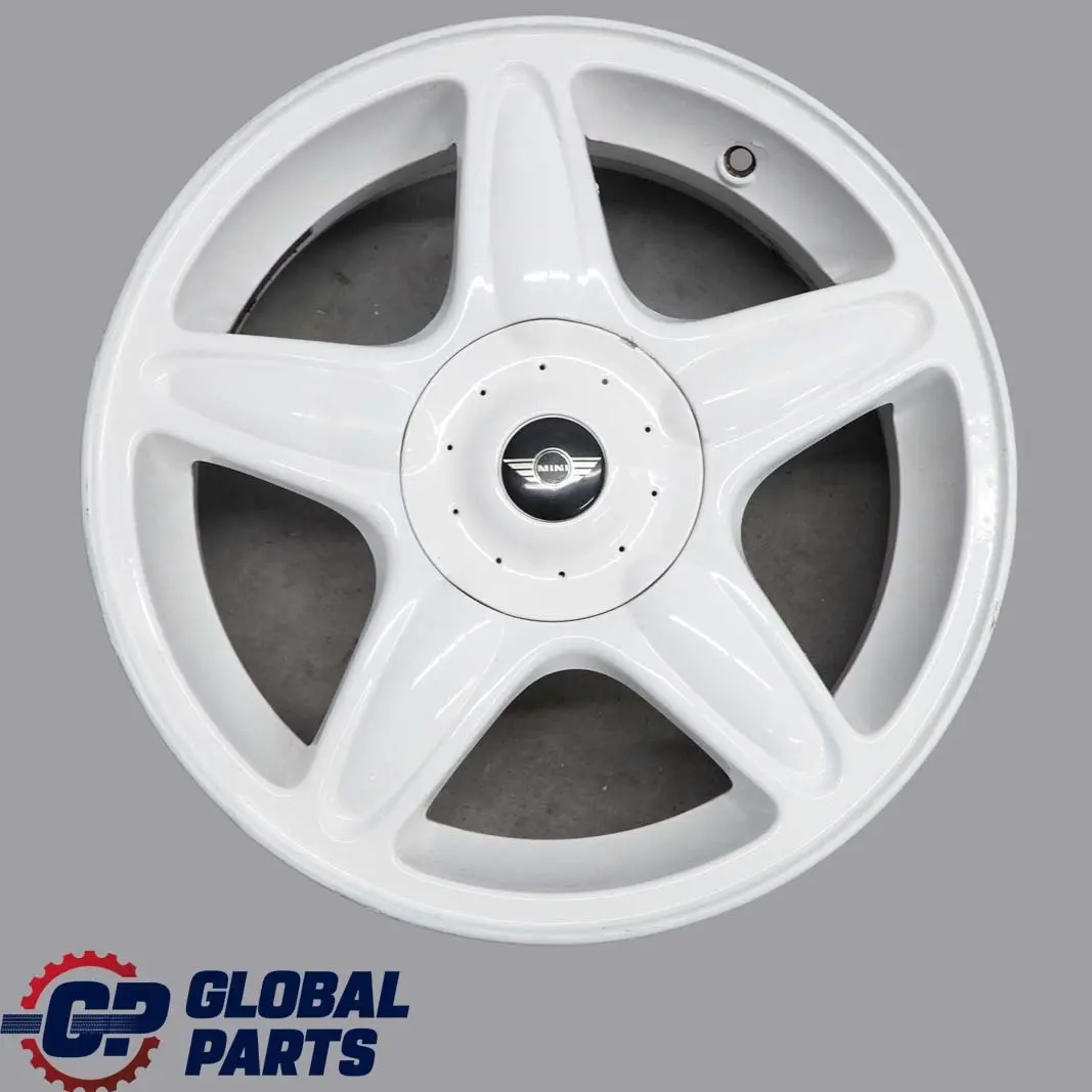 Mini Cooper R50 R55 R56 White Wheel Alloy Rim 16" 6,5J ET:48 5-Star Blaster 103 - SKU 6769410-2 - Part number 6769410