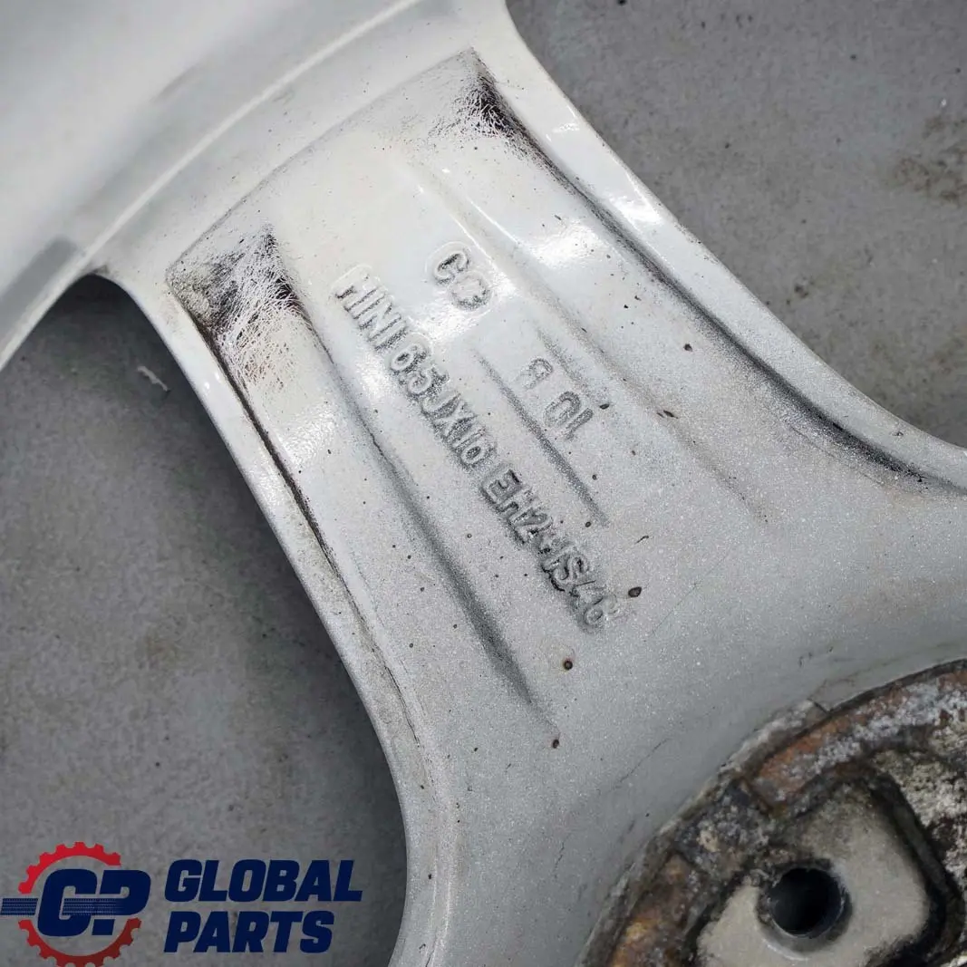 Mini Cooper R50 R55 R56 White Wheel Alloy Rim 16" 6,5J ET:48 5-Star Blaster 103 - SKU 6769410-2 - Part number 6769410