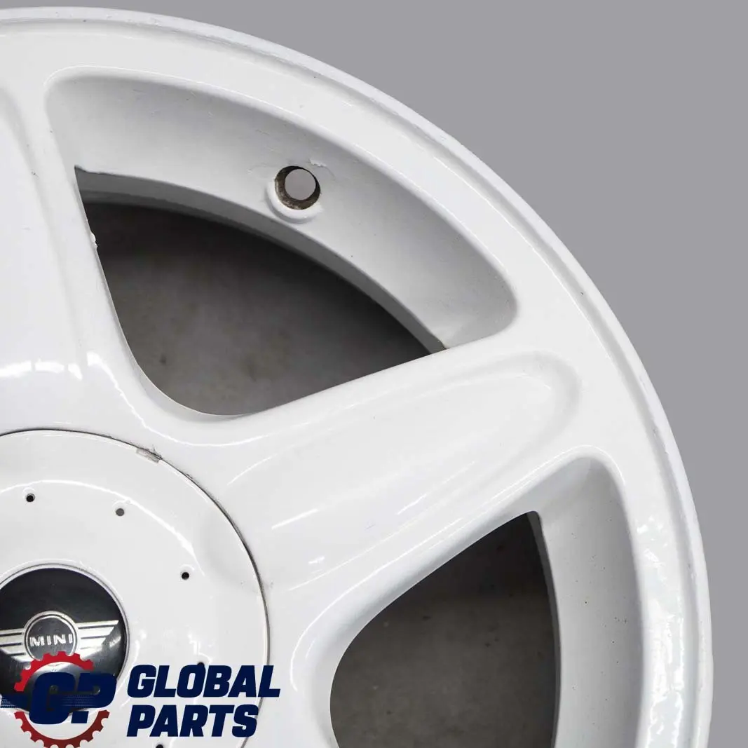Mini Cooper R50 R55 R56 White Wheel Alloy Rim 16" 6,5J ET:48 5-Star Blaster 103 - SKU 6769410-2 - Part number 6769410
