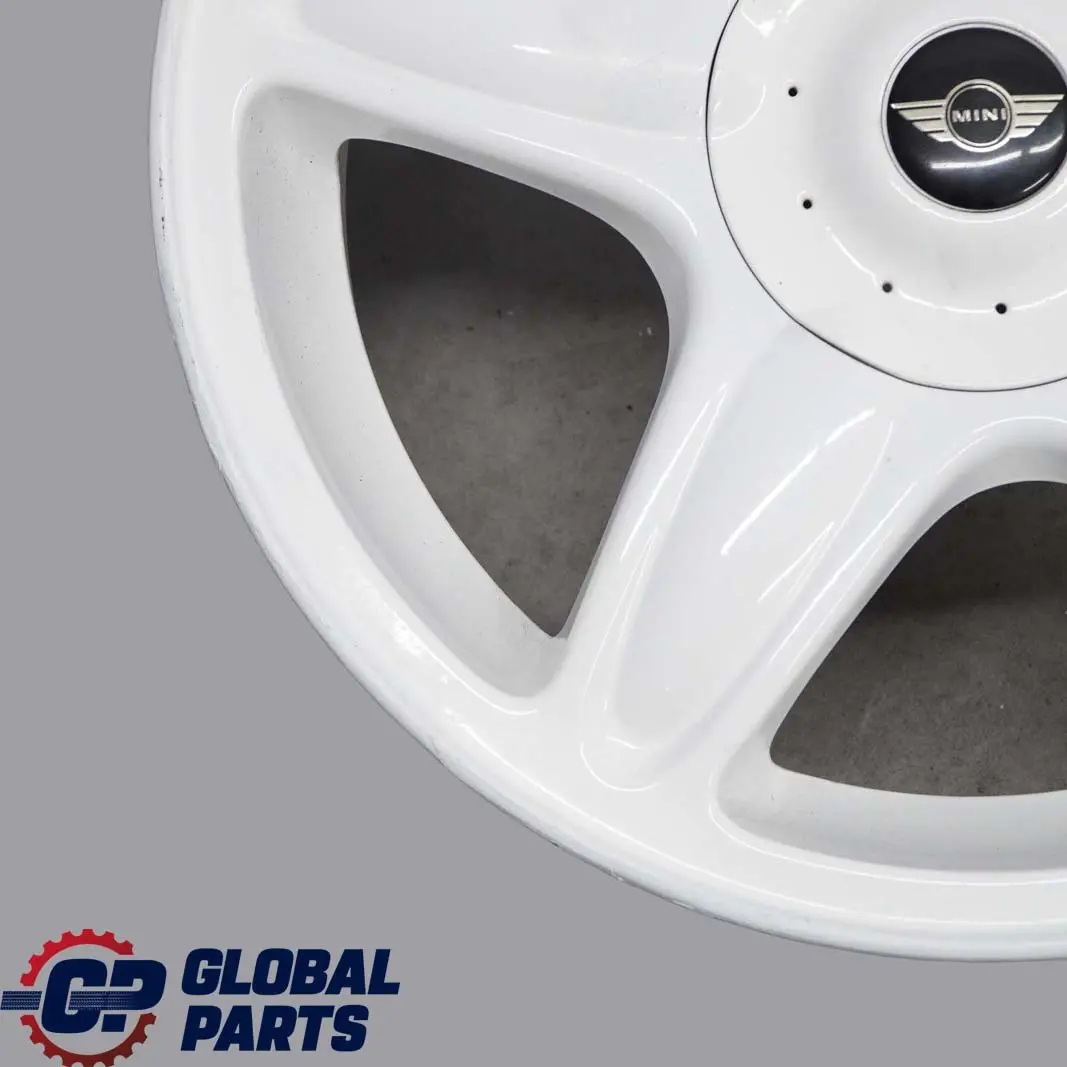Mini Cooper R50 R55 R56 White Wheel Alloy Rim 16" 6,5J ET:48 5-Star Blaster 103 - SKU 6769410-2 - Part number 6769410