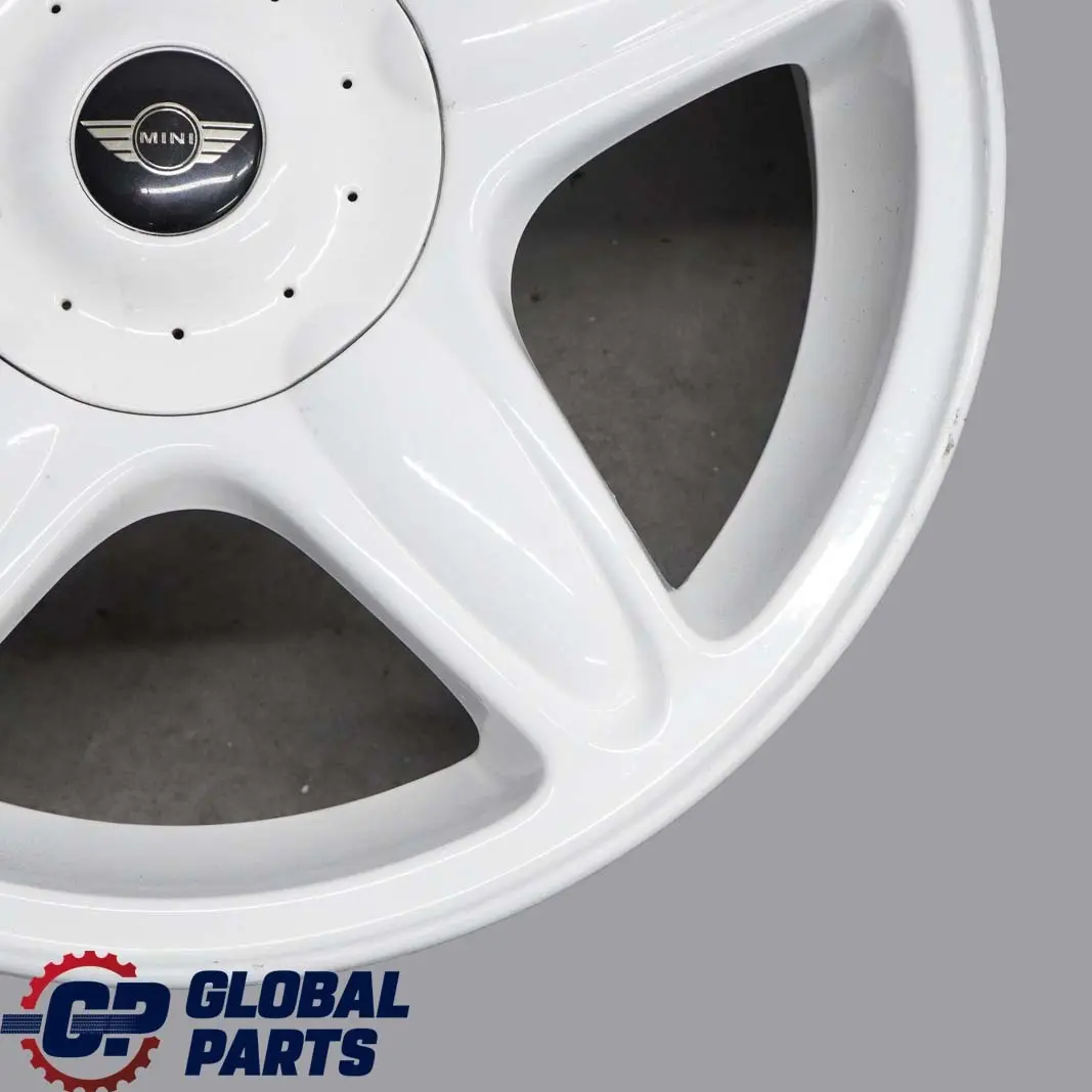 Mini Cooper R50 R55 R56 White Wheel Alloy Rim 16" 6,5J ET:48 5-Star Blaster 103 - SKU 6769410-2 - Part number 6769410