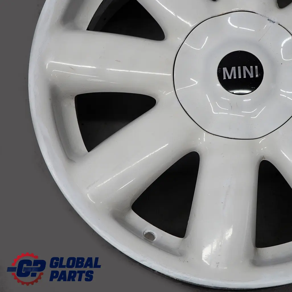 Mini Cooper One R50 R55 R56 White Wheel Alloy Rim 17" 7J ET:48 Crown Spoke 104 - SKU 6769412-3 - Part number 6769412