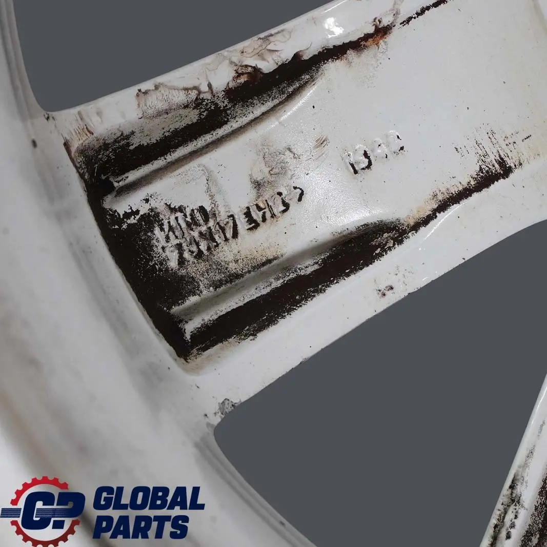 White Wheel Alloy Rim 17" 7J Crown Spoke 104 to Mini Cooper One R50 R55 R56 R57 with Part number 6769412 Mini Cooper One R50 R55 R56 R57 White Wheel Alloy Rim 17" 7J Crown Spoke 104 - SKU 6769412-4 - Part number 6769412