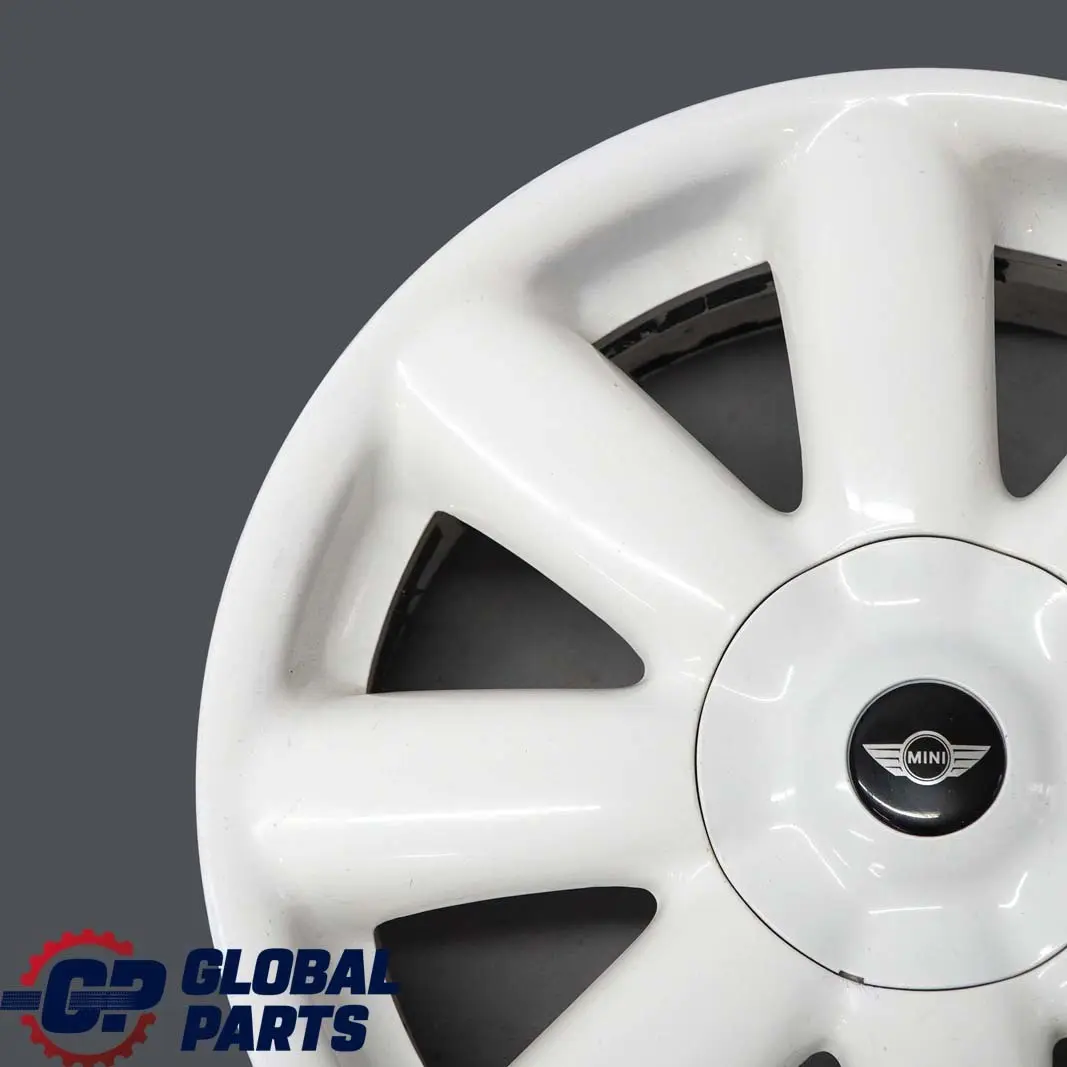 Weiß Felge Alufelge 17" 7J Crown Spoke 104 für Mini Cooper One R50 R55 R56 mit Teilenummer 6769412 Mini Cooper One R50 R55 R56 Weiß Felge Alufelge 17" 7J Crown Spoke 104 - SKU 6769412-4 - Teilenummer 6769412