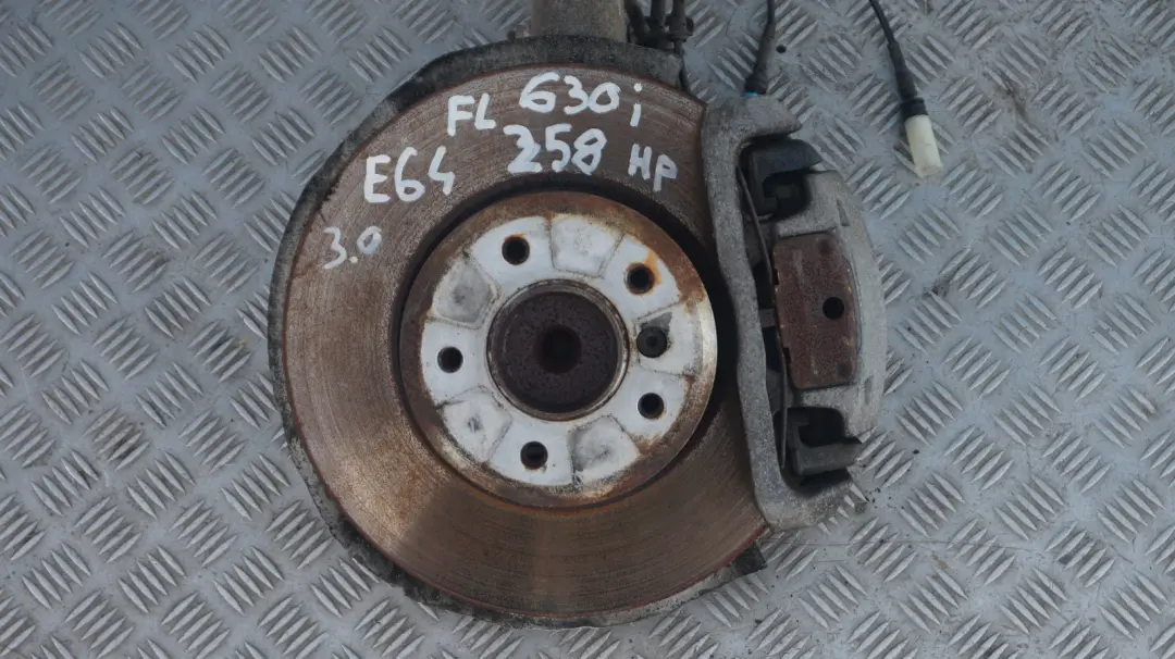 N52 Front Left N/S Spring Strut Leg Brake Caliper Disc to BMW 6 Series E64 630i with Part number 6769455 BMW 6 Series E64 630i N52 Front Left N/S Spring Strut Leg Brake Caliper Disc - SKU 6769455 - Part number 6769455