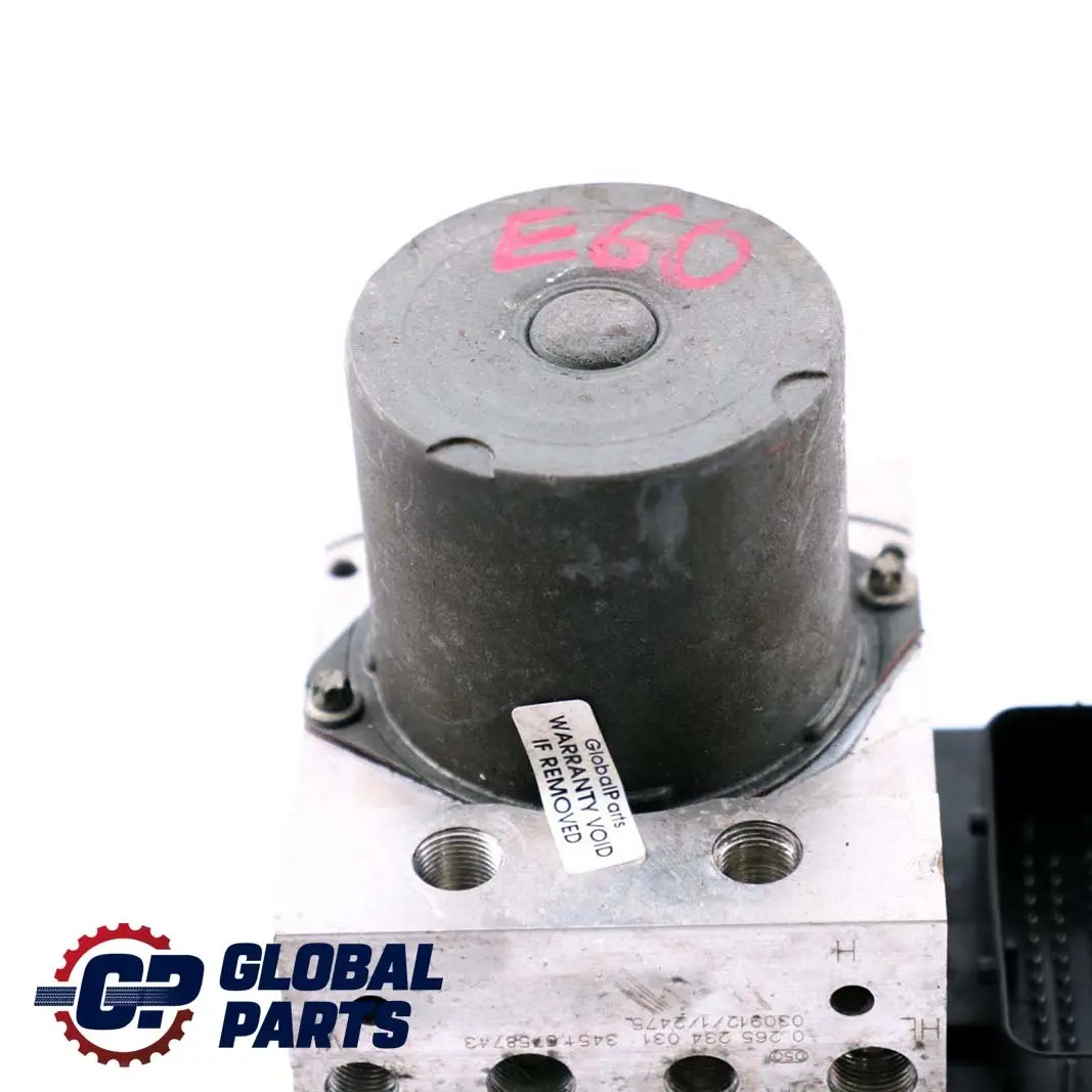 DSC ABS Hydro Hydroaggregat Unit Pump 6767239 to BMW 5 6 Series E60 E61 E63 E64 with Part number 6769708 BMW 5 6 Series E60 E61 E63 E64 DSC ABS Hydro Hydroaggregat Unit Pump 6767239 - SKU 6769708 - Part number 6769708