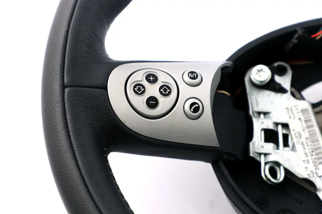 BMW Mini Cooper R50 R52 R53 Leather Sports Multifunction Steering Wheel - SKU 6769733 - Part number 6769733