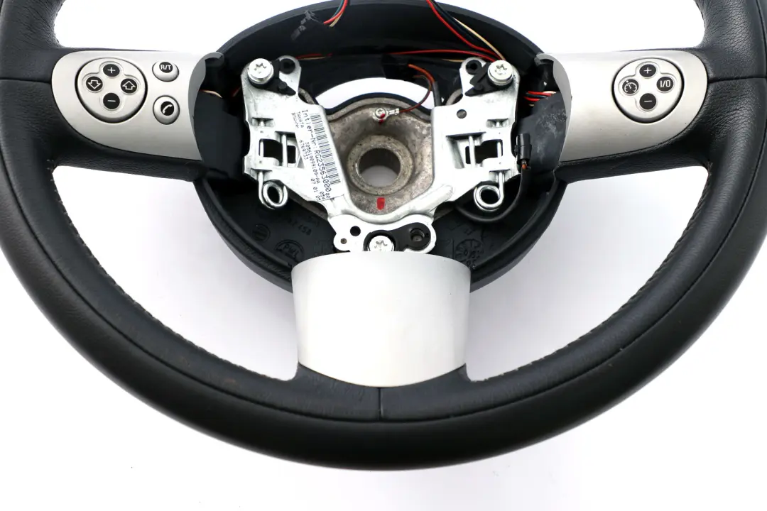 BMW Mini Cooper R50 R52 R53 Leather Sports Multifunction Steering Wheel - SKU 6769733 - Part number 6769733