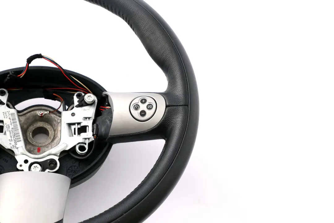 BMW Mini Cooper R50 R52 R53 Leather Sports Multifunction Steering Wheel - SKU 6769733 - Part number 6769733