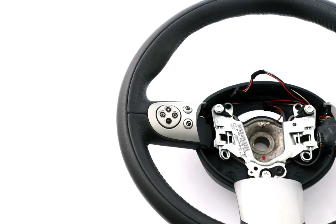 Leather Sports Multifunction Steering Wheel to BMW Mini Cooper R50 R52 R53 with Part number 6769733 BMW Mini Cooper R50 R52 R53 Leather Sports Multifunction Steering Wheel - SKU 6769733 - Part number 6769733