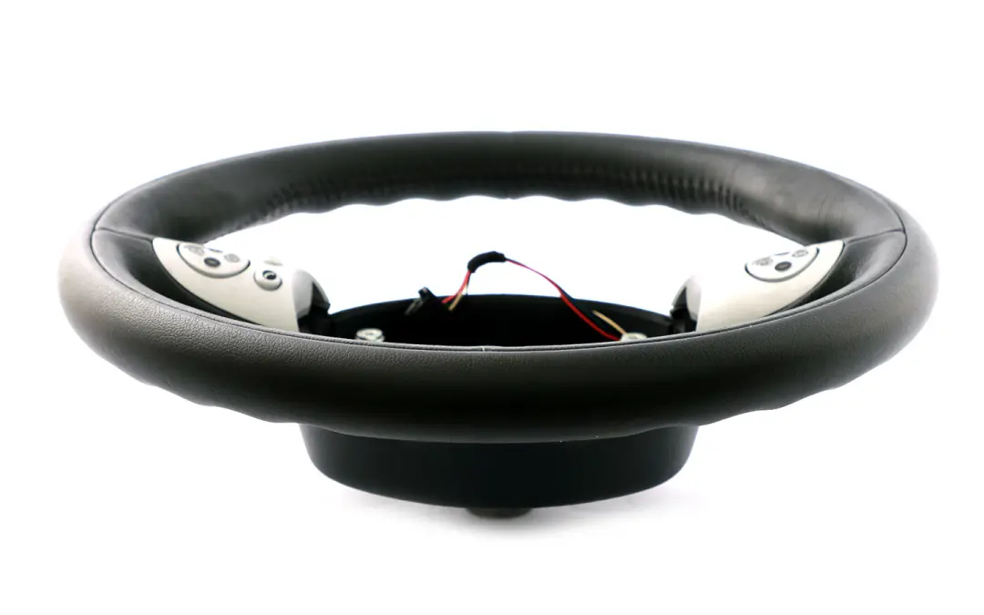 Leather Sports Multifunction Steering Wheel to BMW Mini Cooper R50 R52 R53 with Part number 6769733 BMW Mini Cooper R50 R52 R53 Leather Sports Multifunction Steering Wheel - SKU 6769733 - Part number 6769733