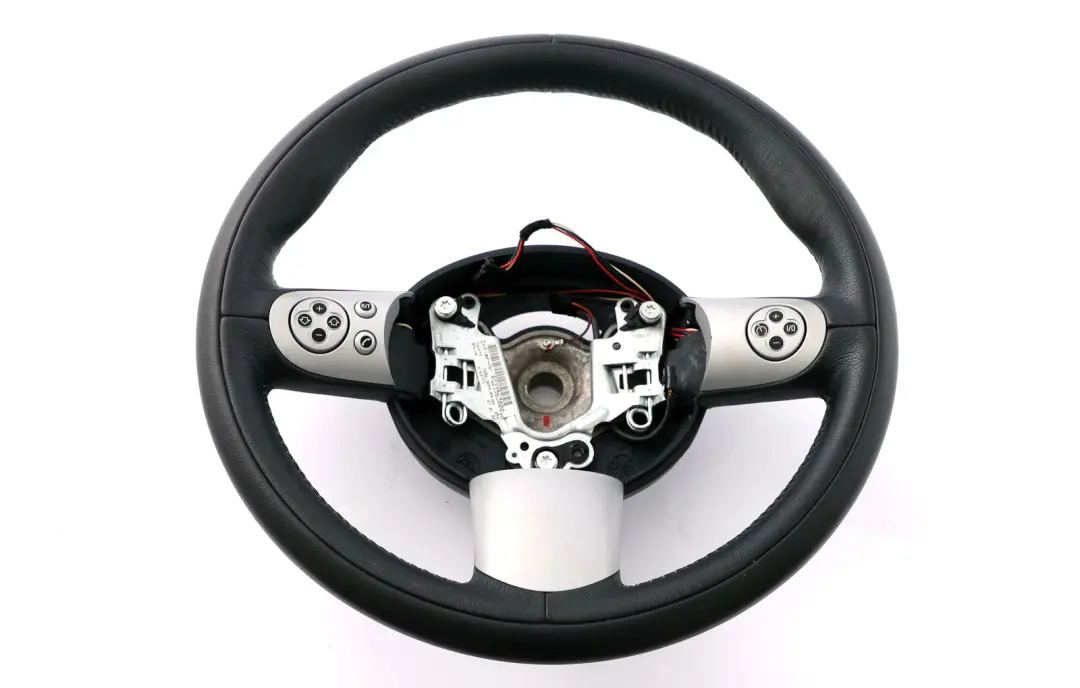 Leather Sports Multifunction Steering Wheel to BMW Mini Cooper R50 R52 R53 with Part number 6769733 BMW Mini Cooper R50 R52 R53 Leather Sports Multifunction Steering Wheel - SKU 6769733 - Part number 6769733