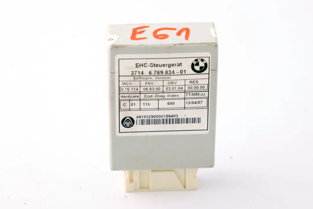 Steuergerät Luftversorgungsanlage 3714 für BMW E61 E65 mit Teilenummer 6769834 BMW E61 E65 Steuergerät Luftversorgungsanlage 3714 - SKU 6769834 - Teilenummer 6769834