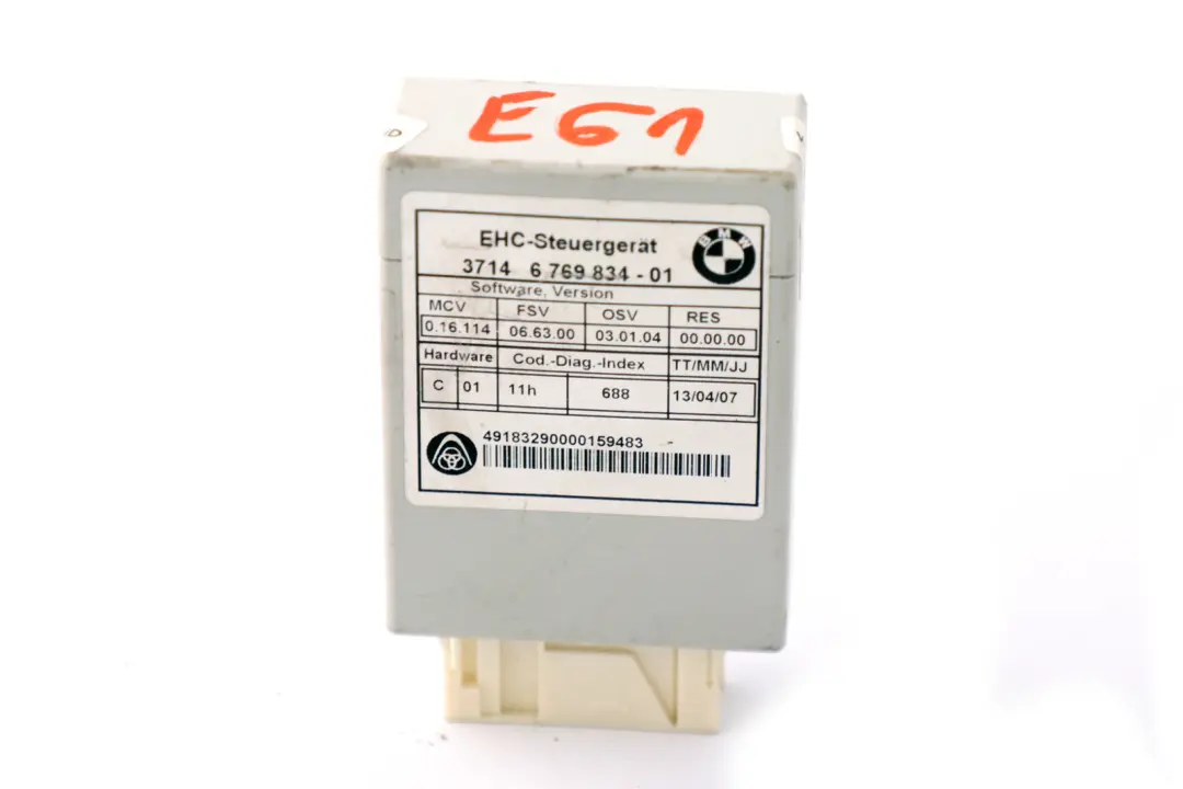 Unidad De Control Del Compresor De Suministro De Aire De Suspensión para BMW E61 E65 con número de pieza 6769834 BMW E61 E65 Unidad De Control Del Compresor De Suministro De Aire De Suspensión - SKU 6769834 - Número de pieza 6769834