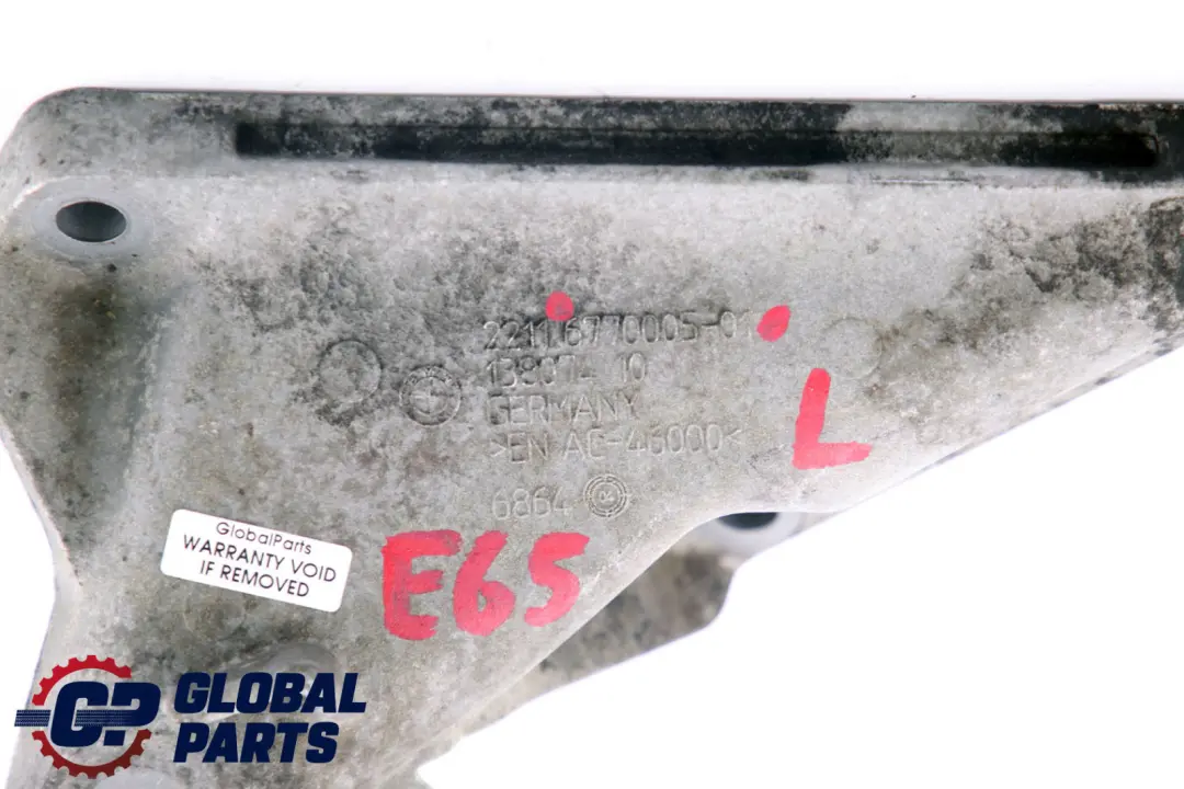 BMW 7 Series E65 E66 Engine Supporting Mounting Bracket Left N/S - SKU 6770005 - Part number 6770005