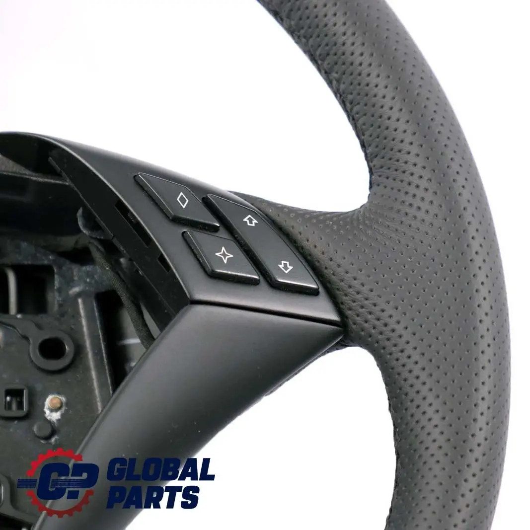 BMW 5 er E60 E61 NEU Schwarz Leder Lenkrad Lederlenkrad Schwarzes Fäden - SKU 6770075-2 - Teilenummer 6770075