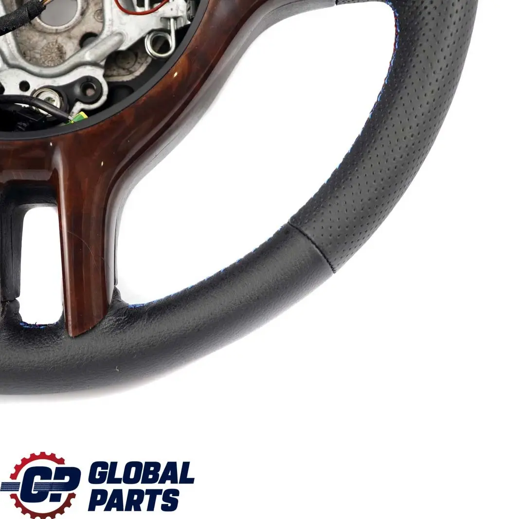 BMW E46 NEW Volant sport en cuir noir à 3 branches M-tricoloured Threads - SKU 6770416-2 - Numéro de pièce 6770416
