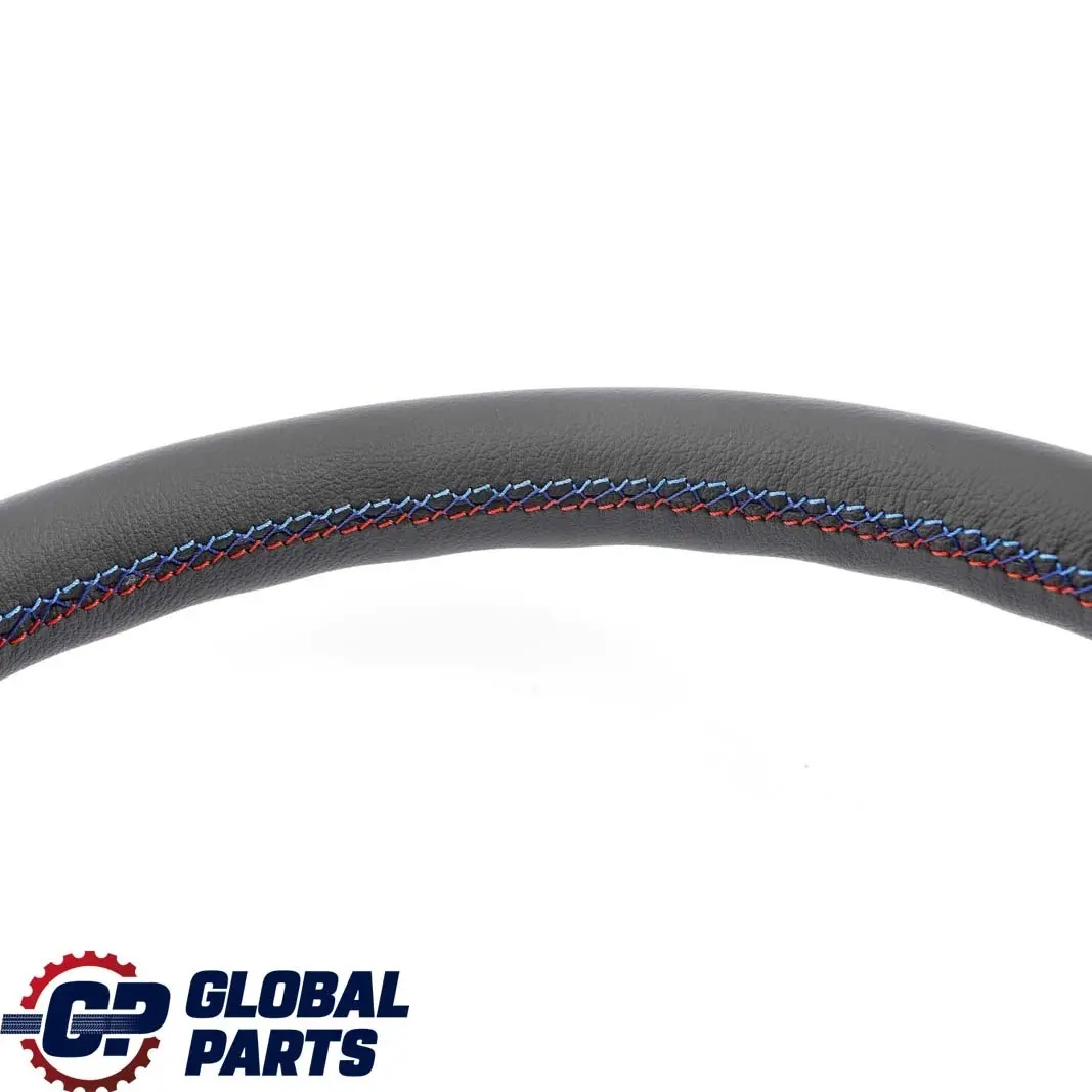 BMW E46 NEW Volant sport en cuir noir à 3 branches M-tricoloured Threads - SKU 6770416-2 - Numéro de pièce 6770416