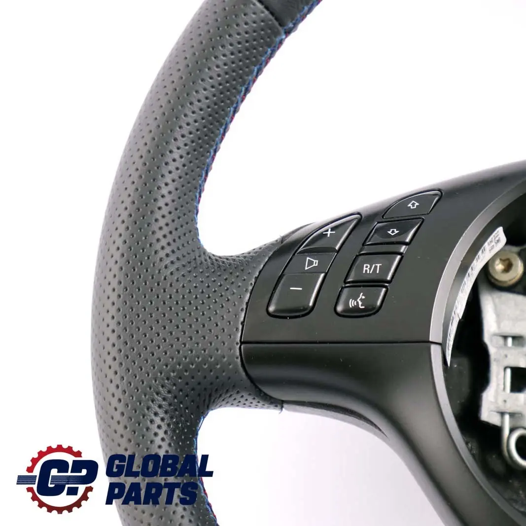 BMW X5 er E53 Sportlenkrad 3 Speichen Sport Lenkrad NEU Leder M farbige Fäden - SKU 6770422-3 - Teilenummer 6770422