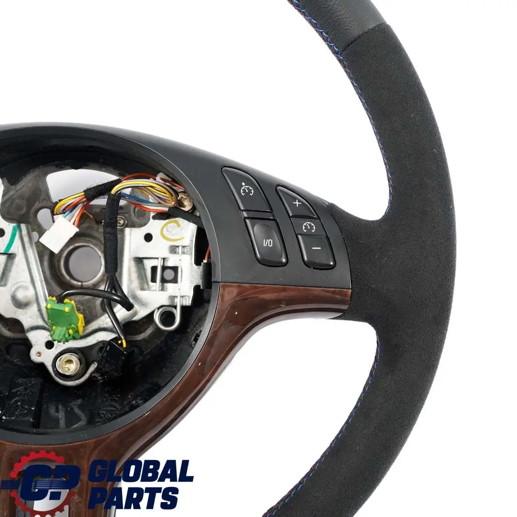 BMW X5 Series E53 NEW Black Leather / Alcantara Sport Steering Wheel 3 Spoke - SKU 6770422-4 - Part number 6770422