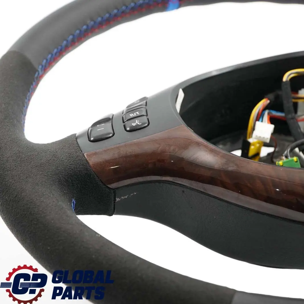 BMW X5 er E53 Sportlenkrad 3 Speichen NEU Leder / Alcantara M Farbige Fäden - SKU 6770422-4 - Teilenummer 6770422