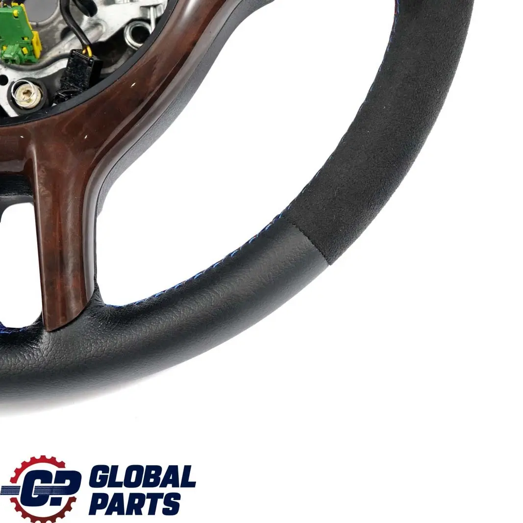 BMW X5 Series E53 NEW Black Leather / Alcantara Sport Steering Wheel 3 Spoke - SKU 6770422-4 - Part number 6770422