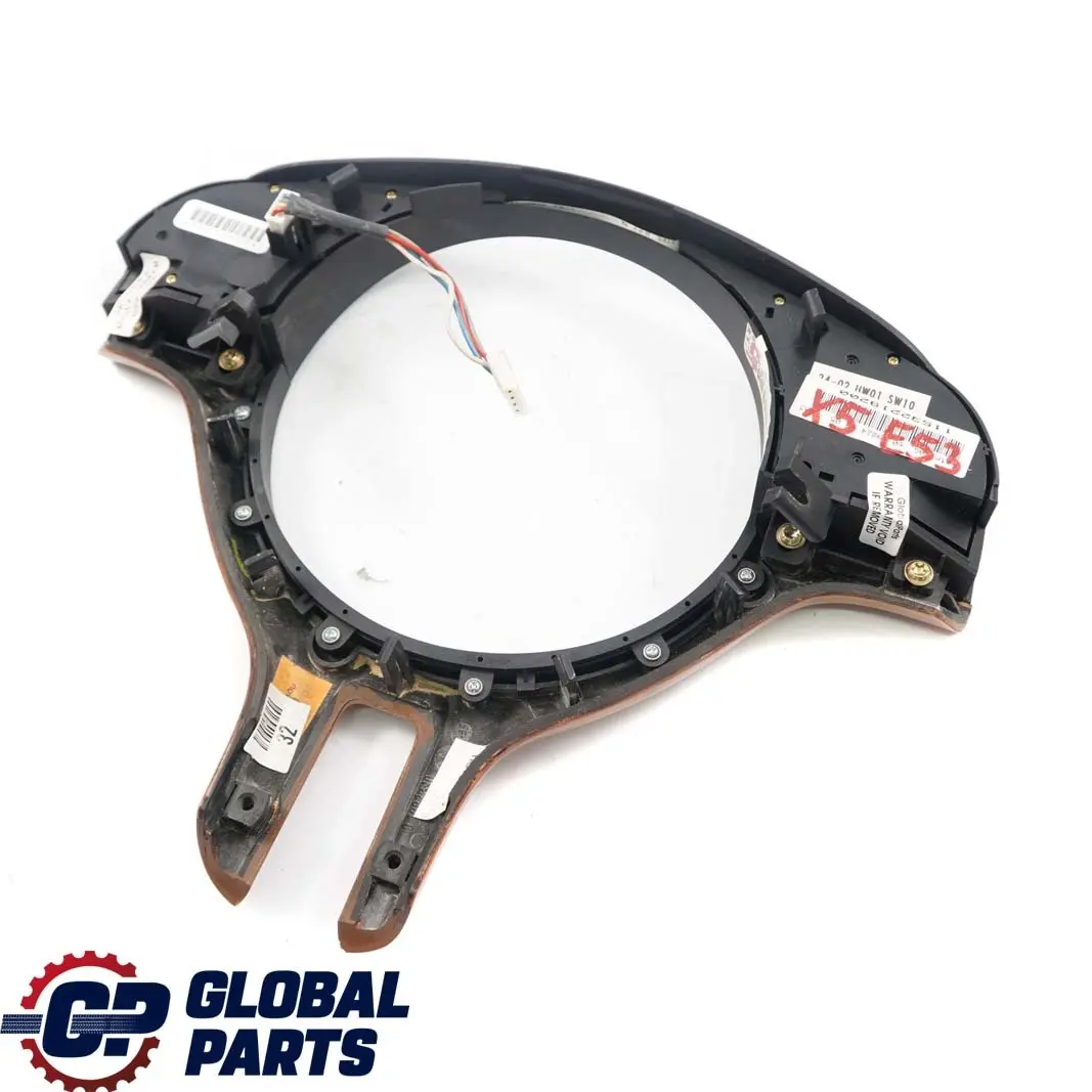 Trim Multifunction Switch Steering Wheel Pappel Hell Wood 6760580 to BMW E53 Cover with Part number 6770422 BMW E53 Cover Trim Multifunction Switch Steering Wheel Pappel Hell Wood 6760580 - SKU 6770422-5 - Part number 6770422