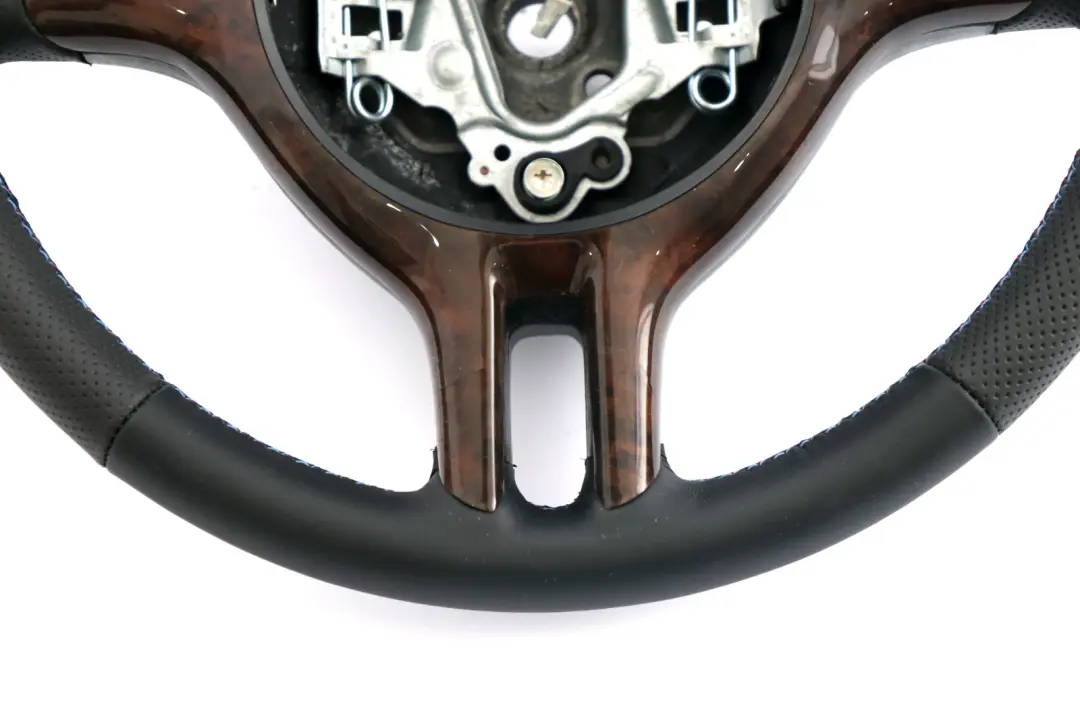 Leather Sport Steering Wheel 3 Spoke M-tricoloured to BMW X5 Series E53 NEW Black with Part number 6770422 BMW X5 Series E53 NEW Black Leather Sport Steering Wheel 3 Spoke M-tricoloured - SKU 6770422 - Part number 6770422
