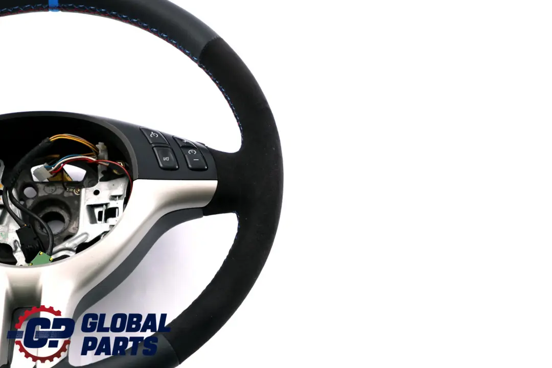 BMW X5 Series E53 NEW Black Leather / Alcantara Sport Steering Wheel 3 Spoke - SKU 6770423-3 - Part number 6770423