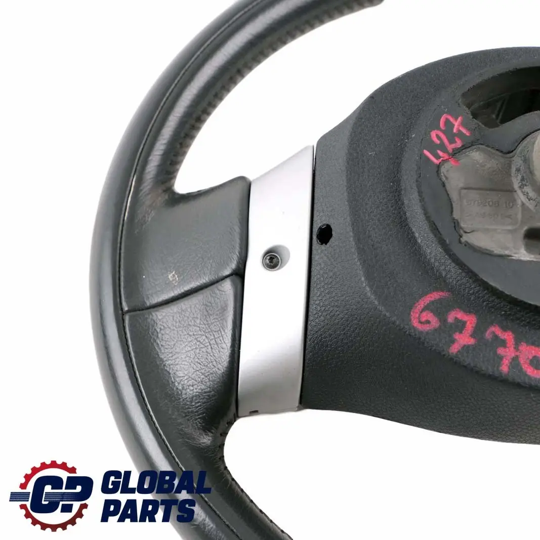 BMW Mini Cooper R50 R53 Sport 2 Spoke Black Leather Steering Wheel Trim - SKU 6770427 - Part number 6770427