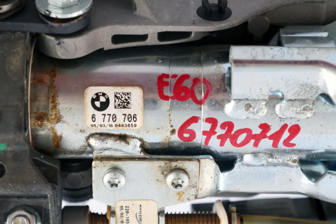 BMW 5 6 er E60 E61 E63 E64 Lenksäulenverstellung elektrisch 6770706 - SKU 6770712 - Teilenummer 6770712