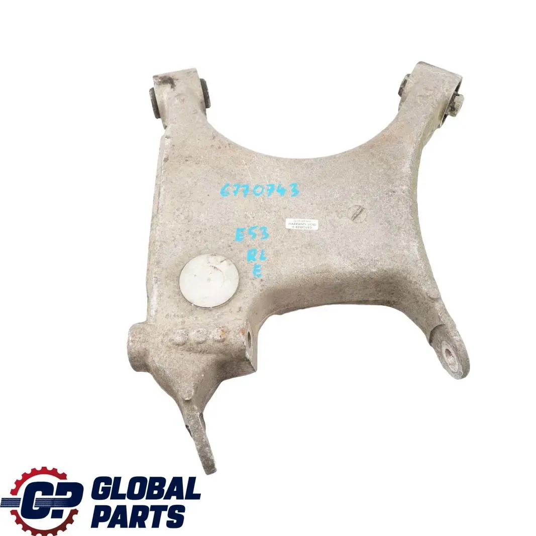 Left N/S Wheel Carrier Swing Part Axle Support to BMW X5 E53 Rear with Part number 6770743 BMW X5 E53 Rear Left N/S Wheel Carrier Swing Part Axle Support - SKU 6770743 - Part number 6770743