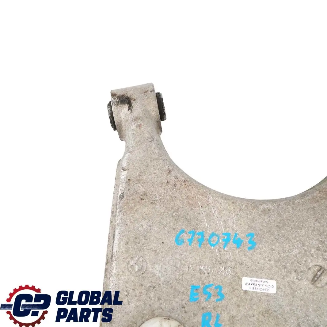 Achschenkel Sospensione Ruota Forcellone Posteriore Sinistra per BMW X5 E53 con numero di parte 6770743 BMW X5 E53 Achschenkel Sospensione Ruota Forcellone Posteriore Sinistra - SKU 6770743 - Numero di parte 6770743