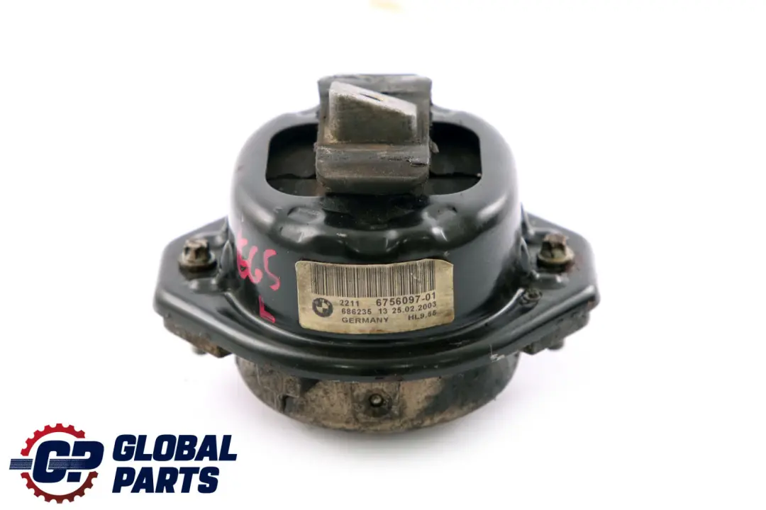 Goma Montaje Soporte Motor Izquierda N/S para BMW E65 E66 con número de pieza 6770797 BMW E65 E66 Goma Montaje Soporte Motor Izquierda N/S - SKU 6770797 - Número de pieza 6770797