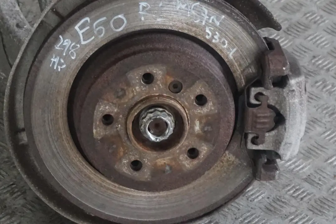 M57N Rear Left N/S Hub Leg Suspension Carrier Brake Disc Caliper to BMW 5 E60 530d with Part number 6770905 BMW 5 E60 530d M57N Rear Left N/S Hub Leg Suspension Carrier Brake Disc Caliper - SKU 6770905-12 - Part number 6770905