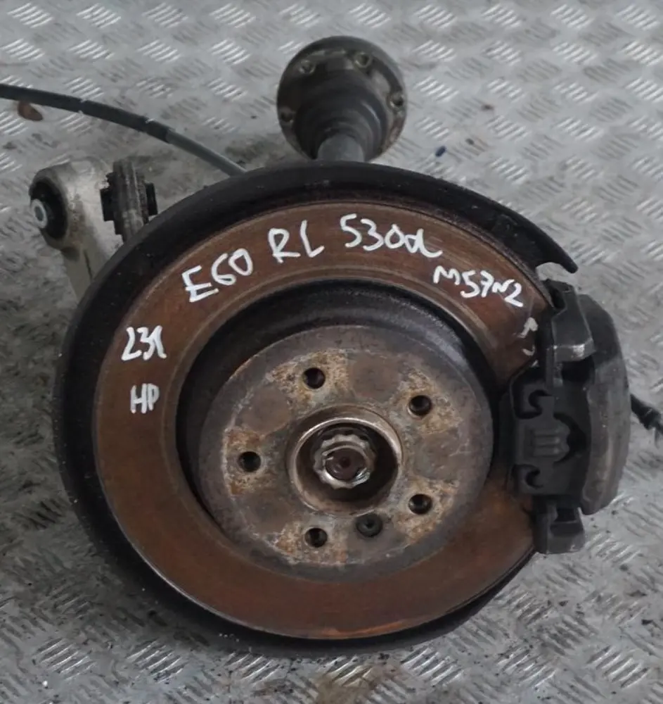 M57N M57N2 Rear Left N/S Hub Leg Carrier Brake Disc Caliper to BMW 5 E60 530d with Part number 6770905 BMW 5 E60 530d M57N M57N2 Rear Left N/S Hub Leg Carrier Brake Disc Caliper - SKU 6770905-14 - Part number 6770905