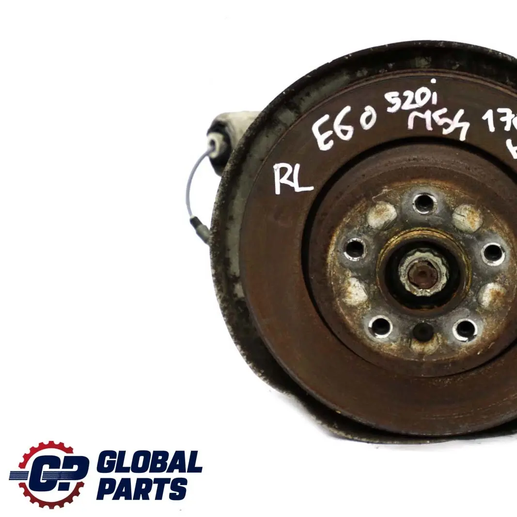 M54 Trasera Izquierda Suspension Pierna Rueda Cubo Disco De Freno para BMW E60 520i con número de pieza 6770905 BMW E60 520i M54 Trasera Izquierda Suspension Pierna Rueda Cubo Disco De Freno - SKU 6770905-15 - Número de pieza 6770905