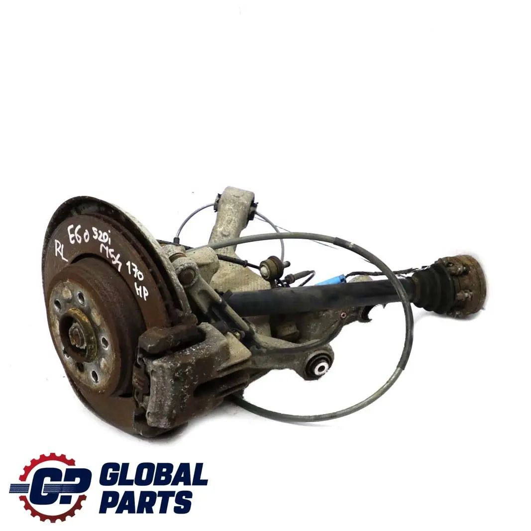 M54 Trasera Izquierda Suspension Pierna Rueda Cubo Disco De Freno para BMW E60 520i con número de pieza 6770905 BMW E60 520i M54 Trasera Izquierda Suspension Pierna Rueda Cubo Disco De Freno - SKU 6770905-15 - Número de pieza 6770905